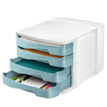 CEP Cassettiera 394x Ellypse Xtra Strong - 4 cassetti - 29,2 x 38,6 x 24,6 cm -  multicolore - Cep