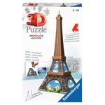 Ravensburger Mini Eiffel Tower Puzzle 3D 54 pz Edifici