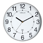 UNILUX Orologio da parete Wave - diametro 30 cm - bianco - Unilux