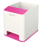 LEITZ Portapenne con amplificatore WOW - 9x10x10 cm - fucsia - Leitz