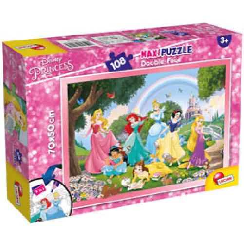 LISCIANI-Puzzle-Maxi---Princess-Rainbow-World-----108-pezzi---Lisciani