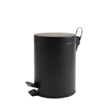 PERFETTO Pattumiera Premium - con pedale e vaschetta - 3 L - nero satinato - Perfetto