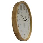 Cep Orium 11135 orologio da parete e da tavolo Orologio meccanico Rotondo Bianco, Legno