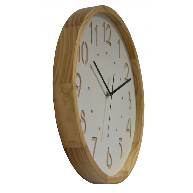 CEP-Orologio-da-parete-Oslo---diametro-41-cm---legno-bianco---Cep