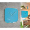 LEITZ-Orologio-da-parete-Cosy---silenzioso---vetro---blu---Leitz