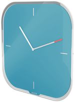 LEITZ-Orologio-da-parete-Cosy---silenzioso---vetro---blu---Leitz