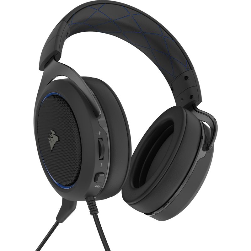 Corsair-HS50-PRO-STEREO-Auricolare-Cablato-A-Padiglione-Giocare-Nero-Blu