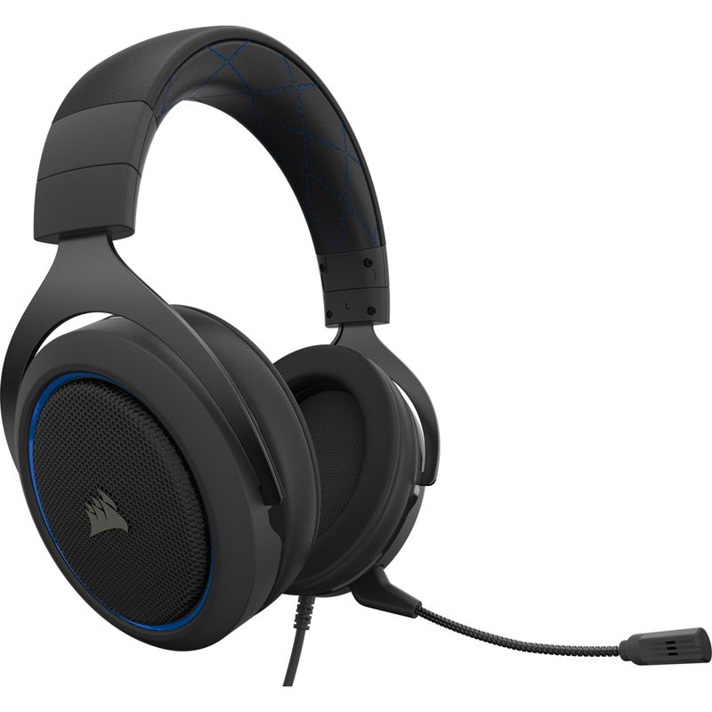 Corsair-HS50-PRO-STEREO-Auricolare-Cablato-A-Padiglione-Giocare-Nero-Blu