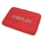 Oem BORSA / CUSTODIA PER NOTEBOOK FINO A 12" - ROSSO - CON CRISTALLI LUMINOSI