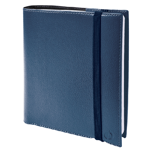 QUOVADIS-Agenda-settimanale-TimeLife-2025---16-x-16-cm---blu-metal---Quo-Vadis