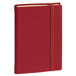 Quo Vadis QUOVADIS Agenda giornaliera Daily Pocket Prestige Silk 2025 - 8,5 x 13 cm - bordeaux - Quo Vadis