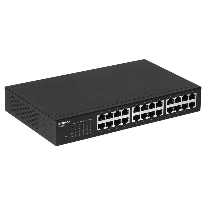 Edimax-GS-1024-switch-di-rete-Gigabit-Ethernet--10-100-1000--Nero