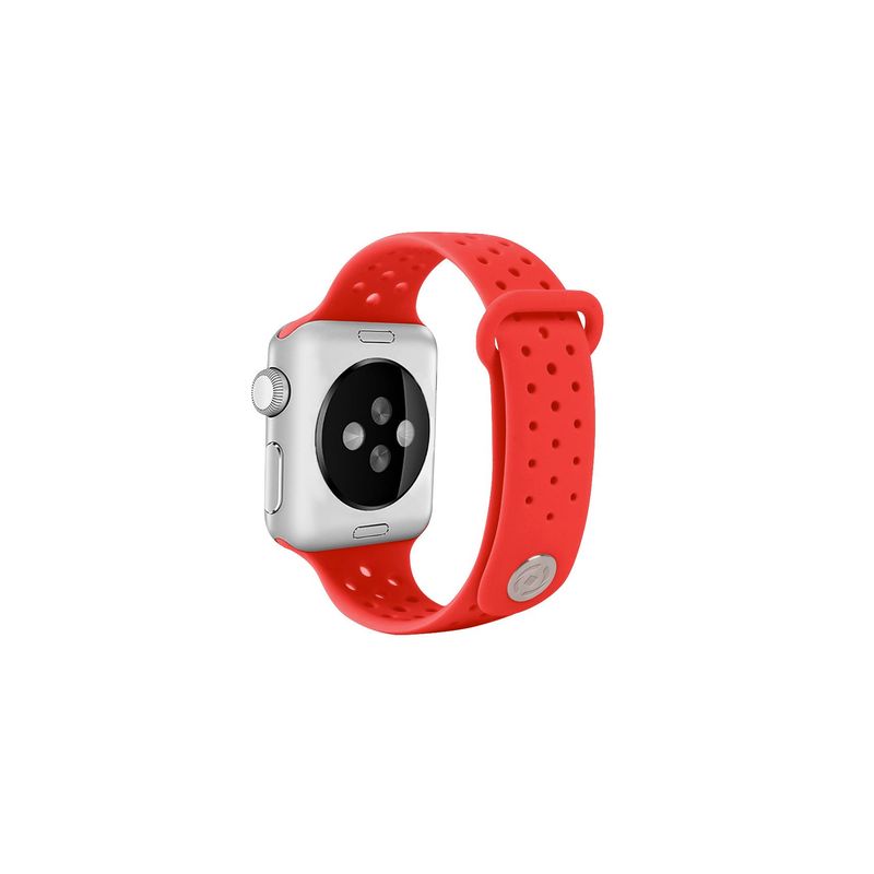 Celly-WATCHBANDRD-smart-wearable-accessory-Band-Rosso-Silicone