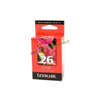 Lexmark--26-Color-Print-Cartridge-cartuccia-d-inchiostro-Originale-Ciano-Magenta-Giallo