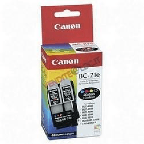 Canon Inktcartridge BC-21E zwart en kleur cartuccia d'inchiostro Originale