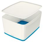 Leitz-MyBox-Vassoio-di-conservazione-Rettangolare-Acrilonitrile-butadiene-stirene--ABS--Blu-Bianco