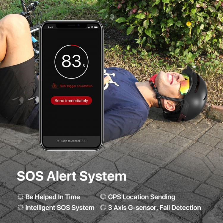 Casco-mountain-bike-Smart-Livall-MT1-NEO-Rosso---Taglia-M