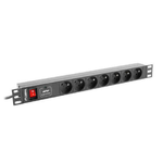 Lanberg Ciabatta Multipresa Lanberg PDU-07E-0200-IEC-BK