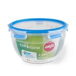 EMSA-CLIP---CLOSE-N1011400-recipiente-per-cibo-Rotondo-Contenitore-26-L-Blu-Trasparente-1-pz