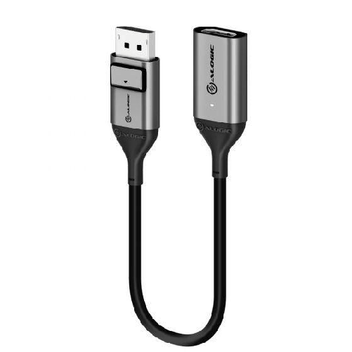ALOGIC ULDPHDA-SGR cavo e adattatore video 0,2 m DisplayPort HDMI Nero
