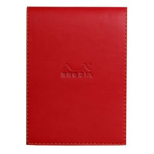 Rhodia Notepad cover + notepad N°13 quaderno per scrivere A6 80 fogli Rosso