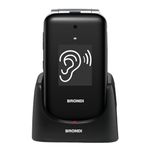 Brondi Amico Supervoice 7,11 cm (2.8") Nero Telefono per anziani