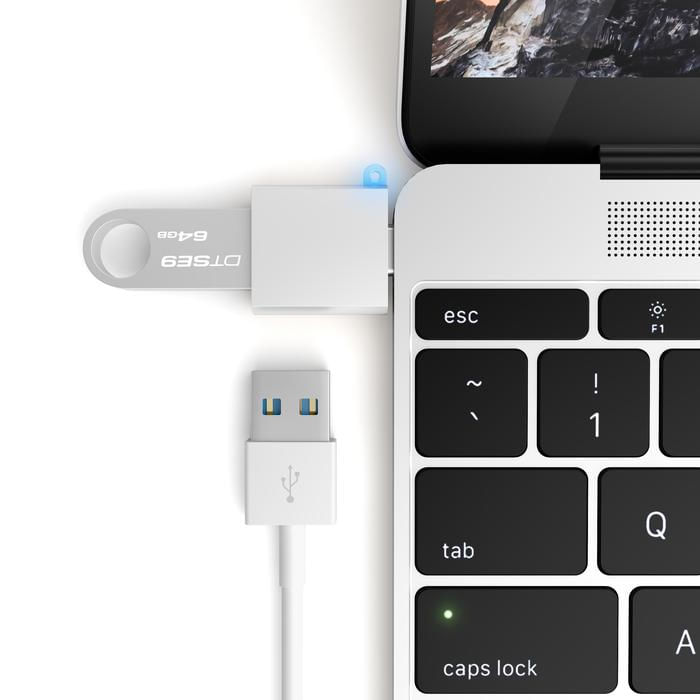 Satechi-ST-TCUAS-adattatore-per-inversione-del-genere-dei-cavi-USB-C-USB-A-Argento