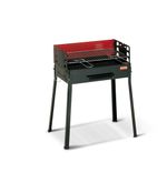 Ferraboli-Famiglia-Grill-Carrello-Carbone--combustibile--Nero