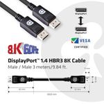 CLUB3D-DisplayPort-1.4-HBR3-8K-28AWG-Cable-M-M-3m--9.84ft