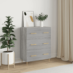 vidaXL Credenza Grigio Sonoma 69,5x34x90 cm in Legno ingegnerizzato