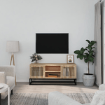 Mobile Porta TV 105x30x45 cm in Legno ingegnerizzato e Ferro