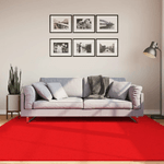 vidaXL Tappeto OVIEDO a Pelo Corto Rosso 200x200 cm