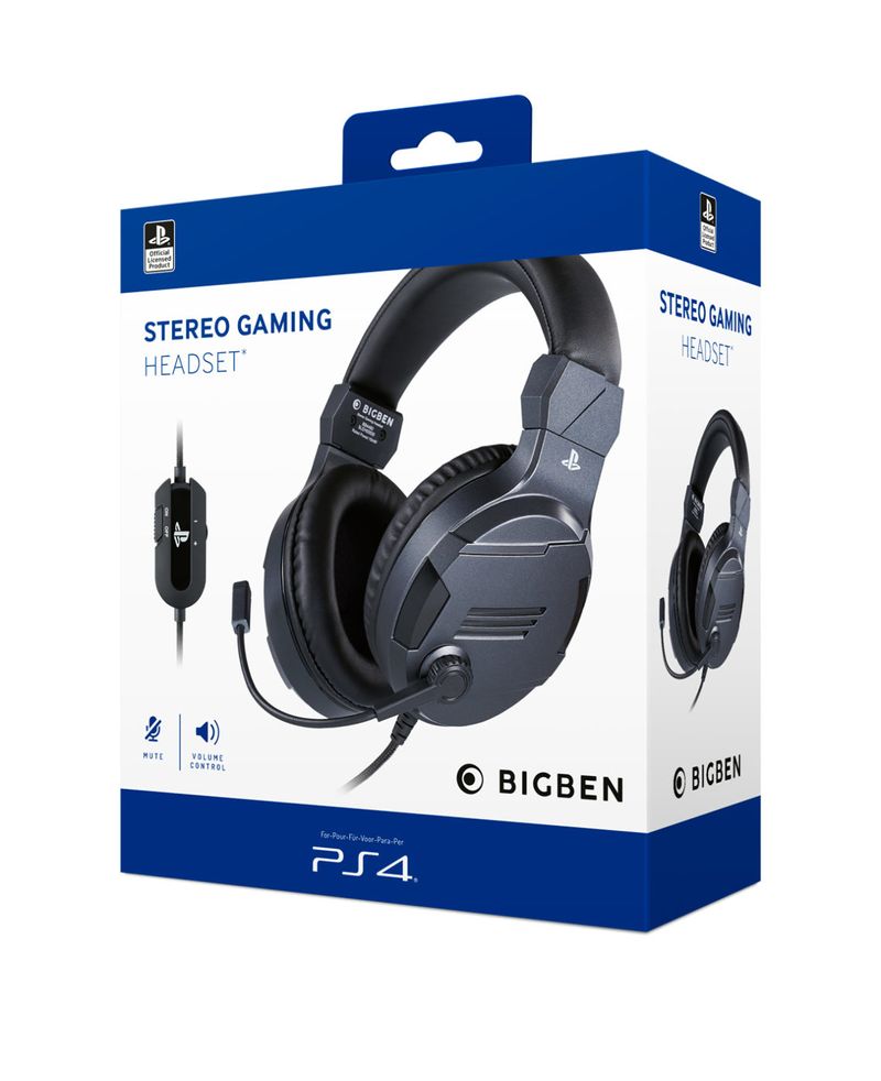 BIG-BEN-PS4OFHEADSETV3TITAN-cuffia-e-auricolare-Padiglione-auricolare-Connettore-3.5-mm-Titanio