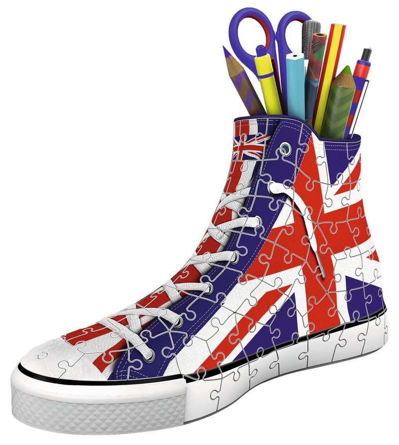 Puzzle-3D-Sneaker-Union-Jack-108-Pezzi