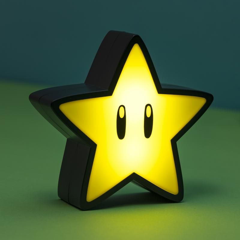 Paladone Nintendo Super Mario Super Star Light With Projection Lampada