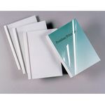 GBC Copertine per rilegatura termica Standard 3 mm bianche 100 (GBC IB370021 A4 Clear White Gloss Thermal Binding Cover