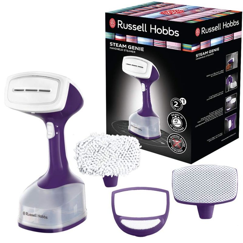 Russell-Hobbs-25600-56-stiratrice-a-vapore-Vapore-per-indumenti-portatile-026-L-1650-W-Porpora-Bianco