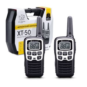 Midland XT50 Adventure ricetrasmittente 24 canali 446.00625 - 446.09375 MHz Nero, Grigio