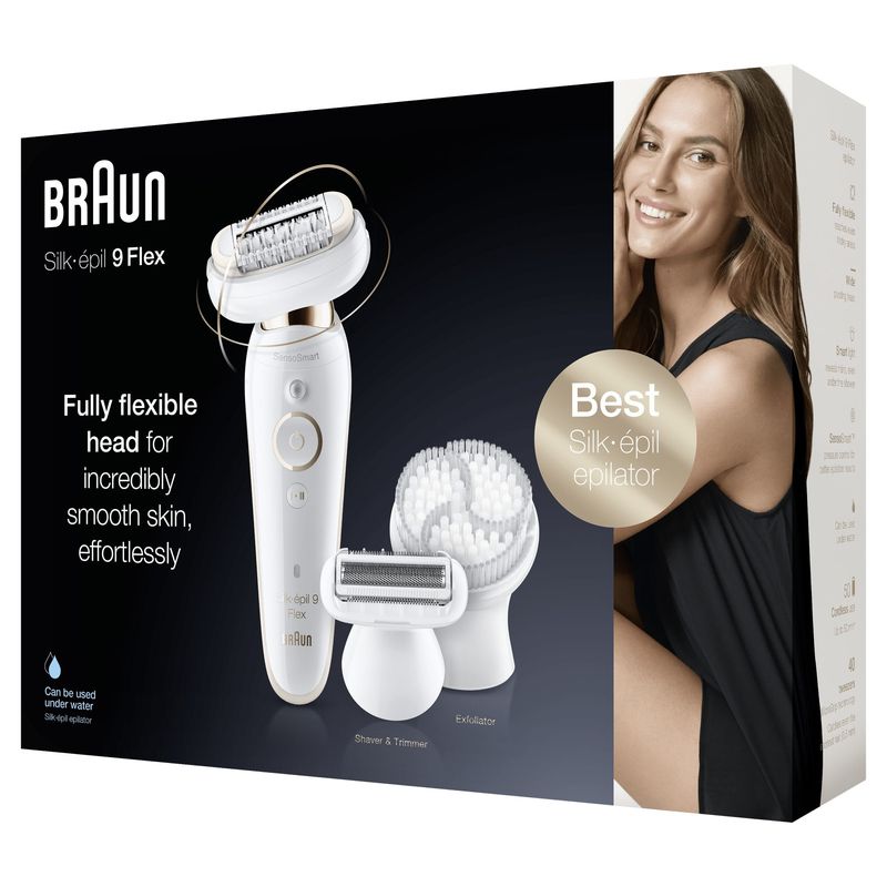 Braun-Silk-epil-9-Flex-9-030---Epilatore-Elettrico-Donna-Bianco-Oro-Con-Testina-Flessibile-Per-Un’Epilazione-Piu-Semplice