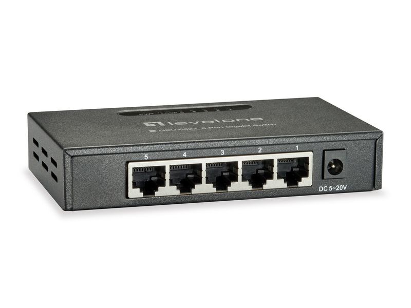 LevelOne-GEU-0523-switch-di-rete-Non-gestito-Gigabit-Ethernet--10-100-1000--Nero