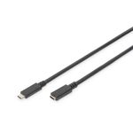 Digitus AK-300210-007-S cavo USB 0,7 m USB C Maschio Femmina Nero