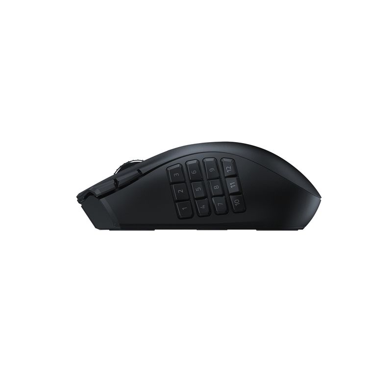 Razer-Naga-V2-HyperSpeed---Mouse-da-Gioco-MMO-Wireless-Ergonomico--19-Pulsanti-Programmabili-Hyperspeed-24-GHz-Fino-a-250-Ore-Di-Durata-Della-Batteria-Sensore-Ottico-Focus-Pro-30K--Nero