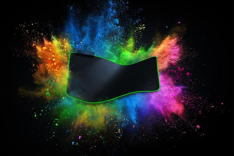 Razer-Goliathus-Extended-Chroma-Tappetino-per-mouse-per-gioco-da-computer-Nero