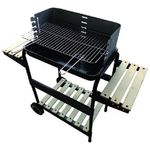 Vigor Blinky Barbecue Calipso 98x38 cm con Doppi Ripiani Laterali