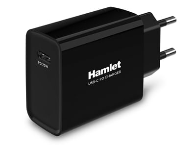 Hamlet-XPWCU120PD-Caricabatterie-per-dispositivi-mobili-Universale-Nero-AC-Interno