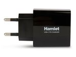 Hamlet-XPWCU120PD-Caricabatterie-per-dispositivi-mobili-Universale-Nero-AC-Interno