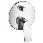 Hansgrohe Metris 31487 Parte Esterna Miscelatore Vasca-Doccia Cromo