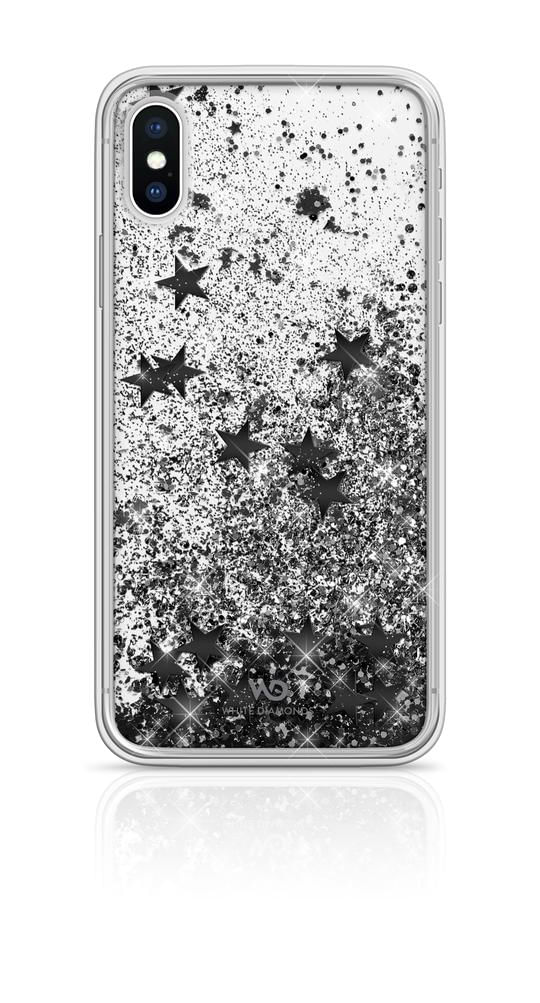 White-Diamonds-Sparkle-custodia-per-cellulare-147-cm--5.8---Cover-Argento-Trasparente