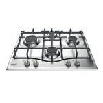 Hotpoint-PCN-642-IX-HAR-Stainless-steel-Da-incasso-59-cm-Gas-4-Fornello-i-