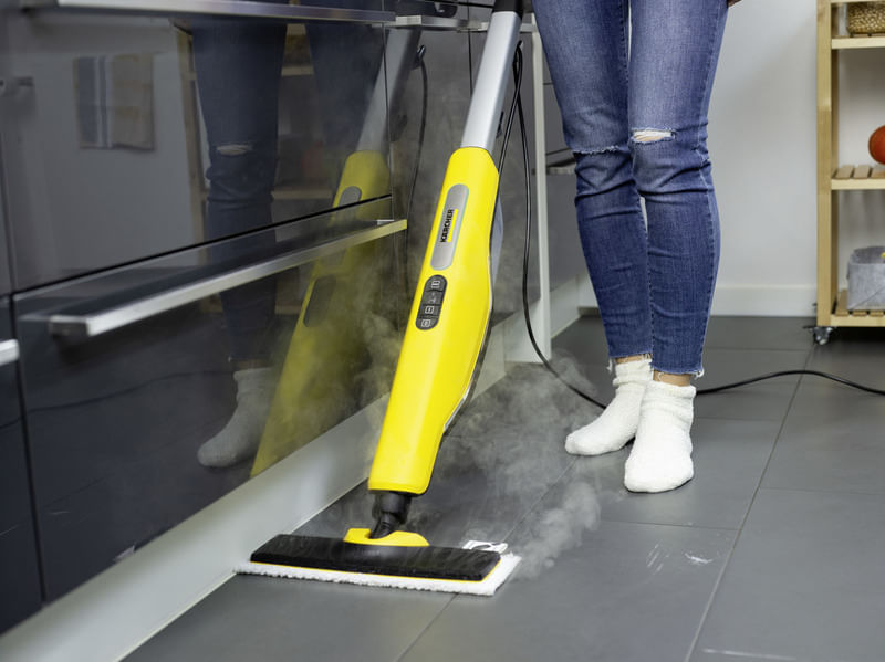 Karcher-SC-3-Upright-EasyFix-Scopa-a-vapore-05-L-1600-W-Nero-Grigio-Giallo